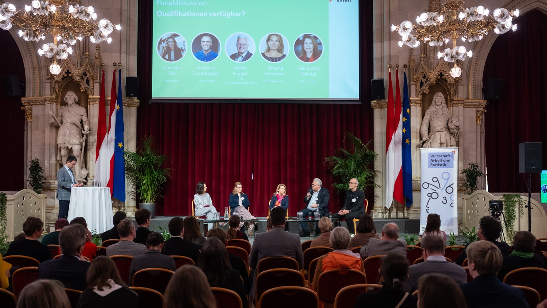 Andreas Fraunberger on a conference panel